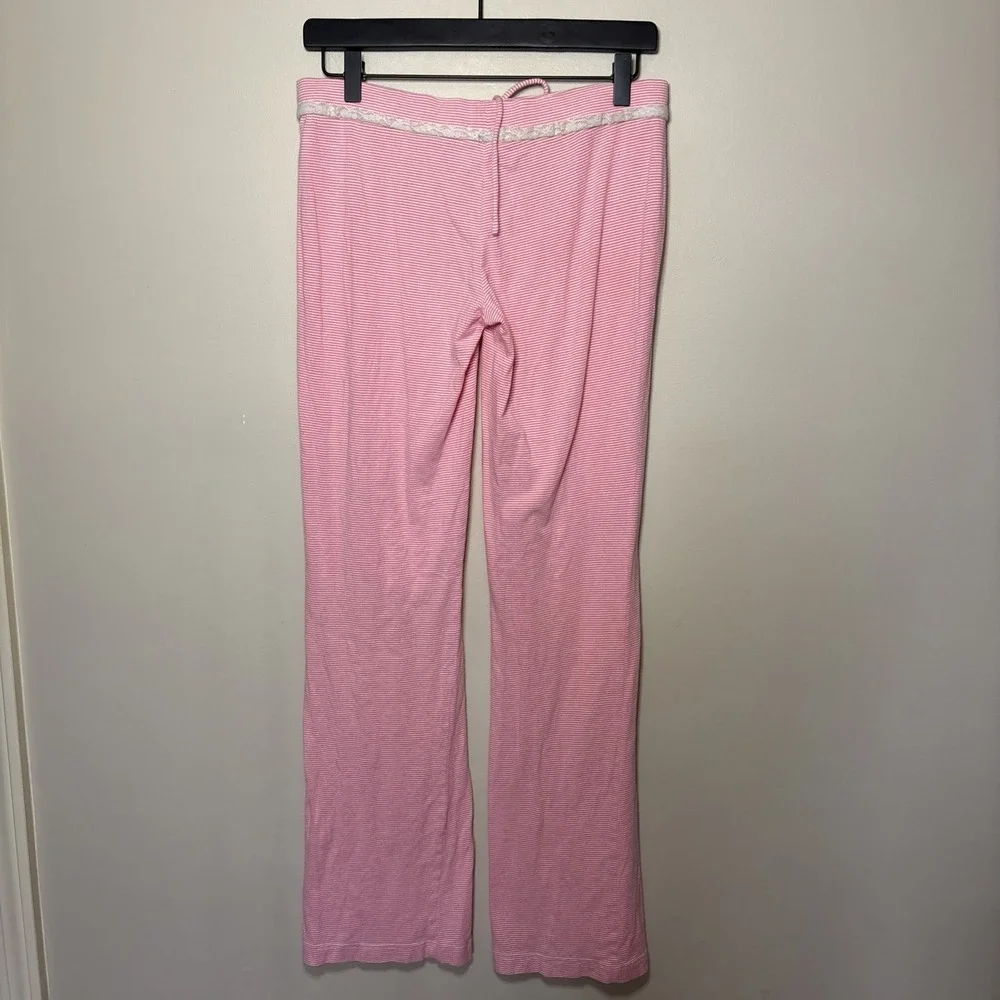 Juicy Couture 3-Piece Pajama Loungewear Set Shirt Shorts Pants Lace Trim Small - Picture 10 of 11